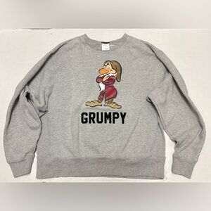 Disney Store Grumpy sweatshirt, size L